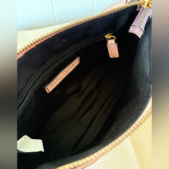 Marc Jacobs Empire City Leather Crossbody Bag Rose Light Pink - Picture 11 of 15